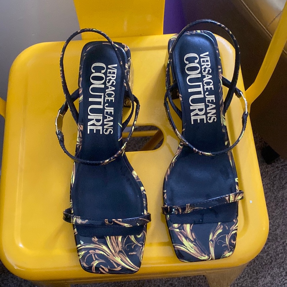 Versace women sandal heels
